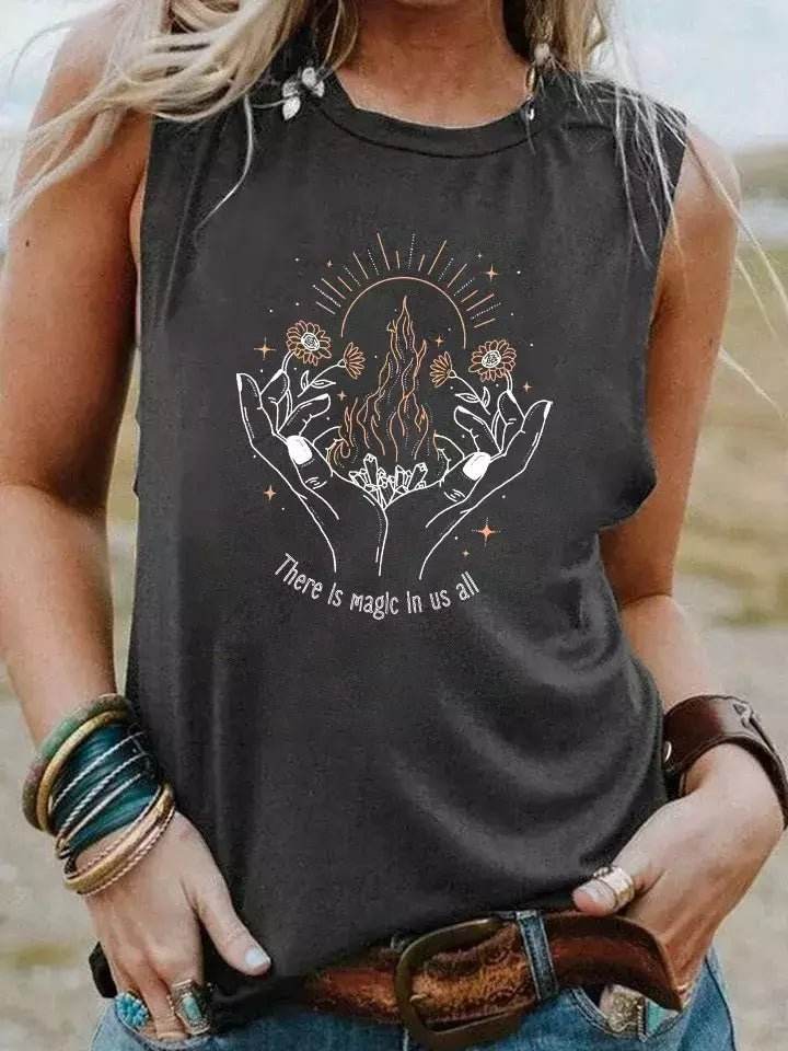 Regata Boho Vintage a Magia nas Mãos - Aloha Spirit Store