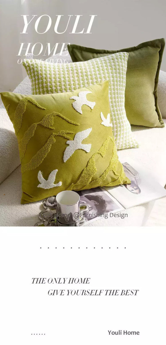 Capa de Almofada Texturizada Verde Zen Cor 1 (45X45CM) vendido por Aloha Spirit Store