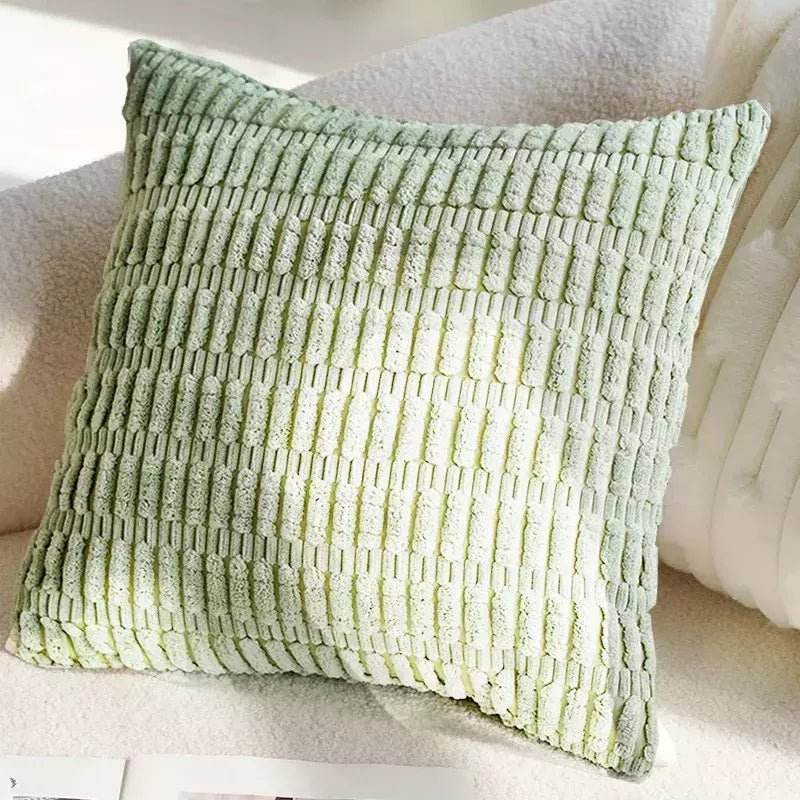 Capa de Almofada Texturizada Verde Zen - Aloha Spirit Store