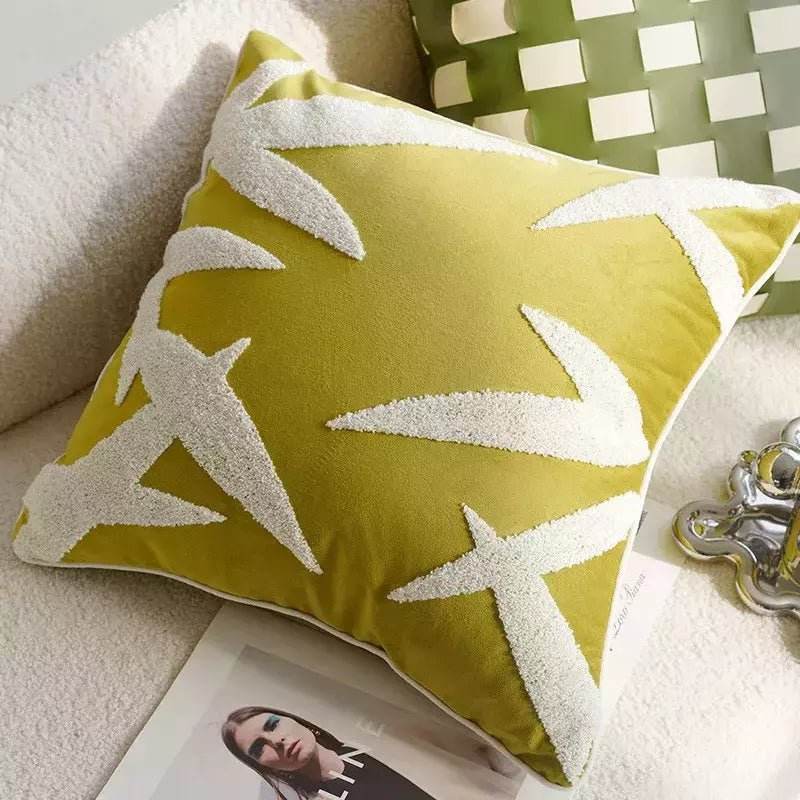 Capa de Almofada Texturizada Verde Zen - Aloha Spirit Store