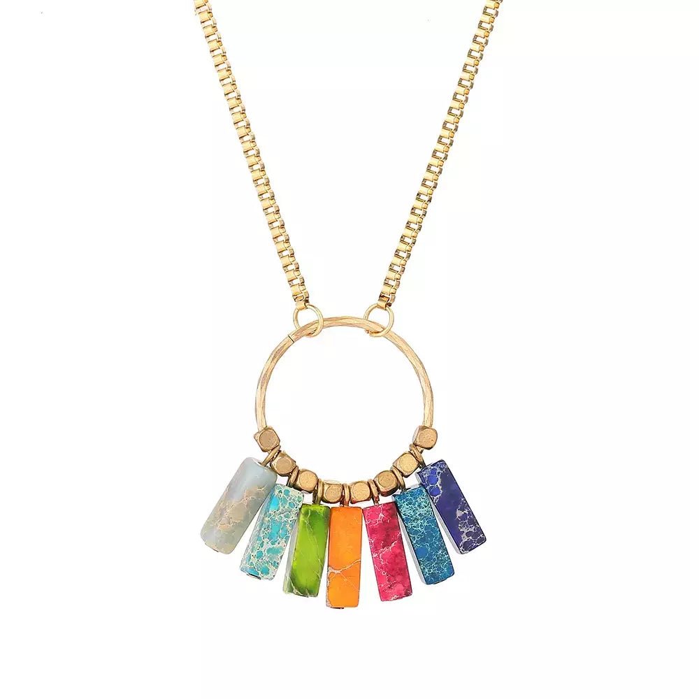 Colar Boho Jasper Imperial vendido por Aloha Spirit Store