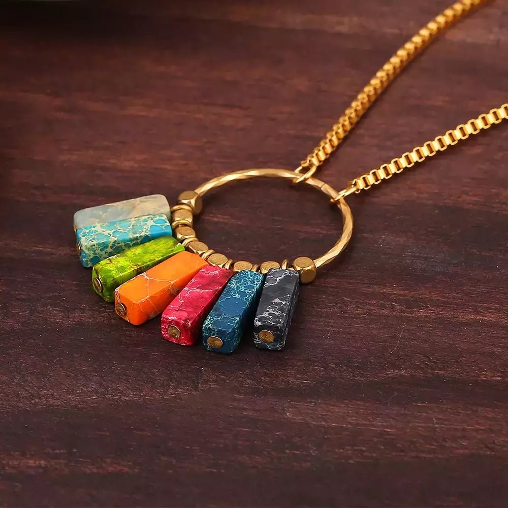 Colar Boho Jasper Imperial vendido por Aloha Spirit Store