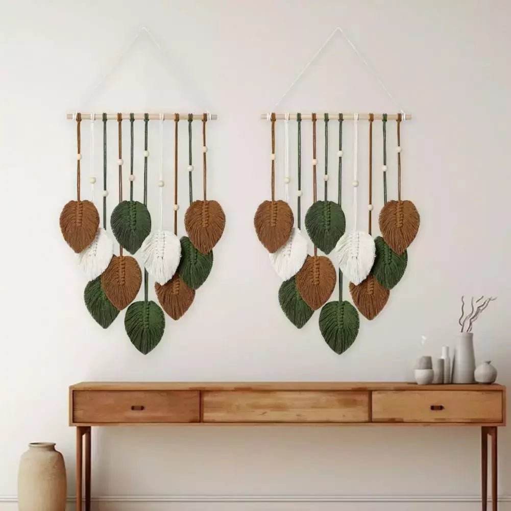 Folhas Decorativas em Macramê - Aloha Spirit Store