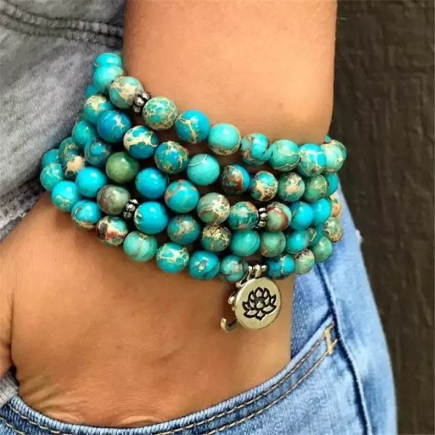 Pulseira Colar Mala de Jaspe Imperial - Aloha Spirit Store