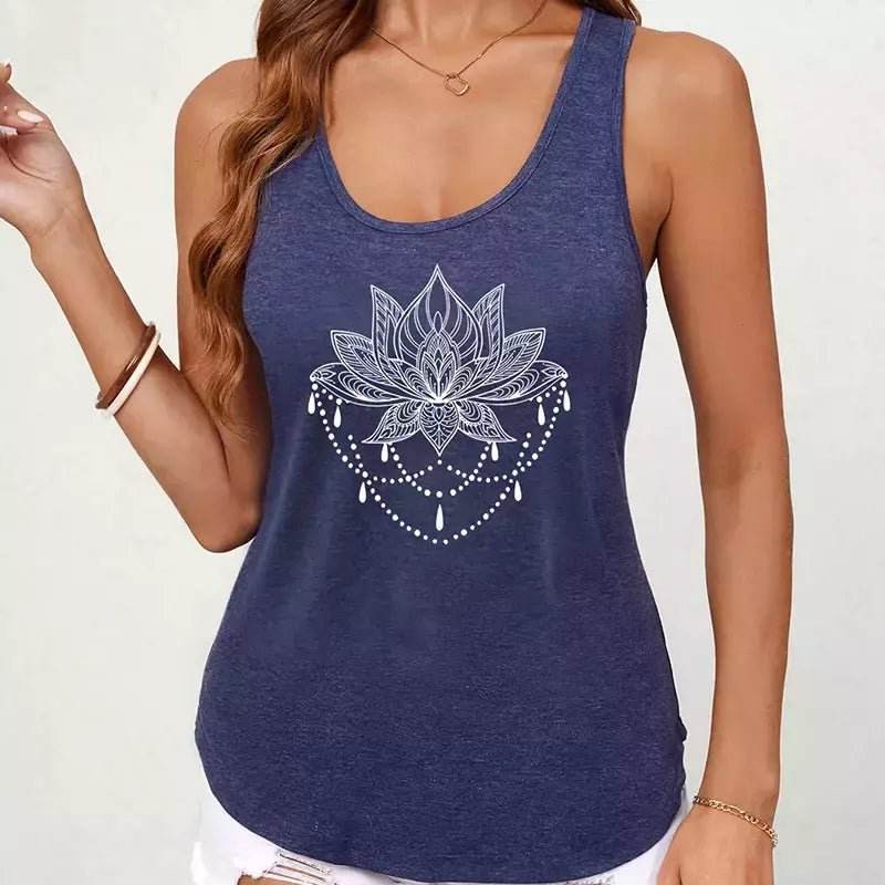 Regata Feminina Flor de Lótus. - Aloha Spirit Store