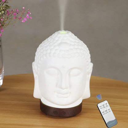 Difusor Umidificador Buda Premium com Wi-Fi e 7 Cores LED