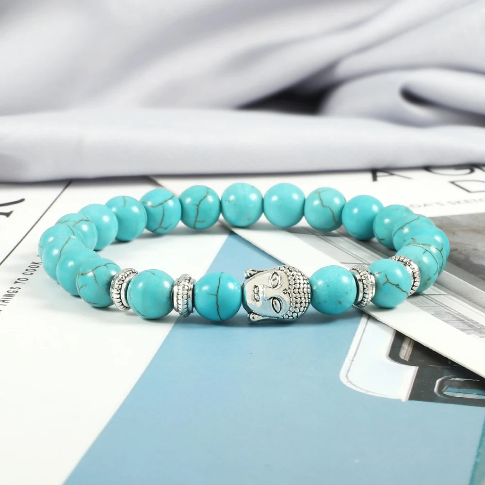 Pulseira Reiki Premium de Buda com Olho de Tigre Natural