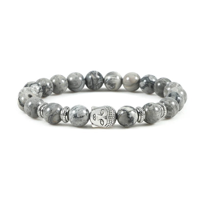 Pulseira Reiki Premium de Buda com Olho de Tigre Natural