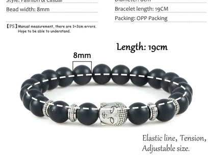 Pulseira Reiki Premium de Buda com Olho de Tigre Natural