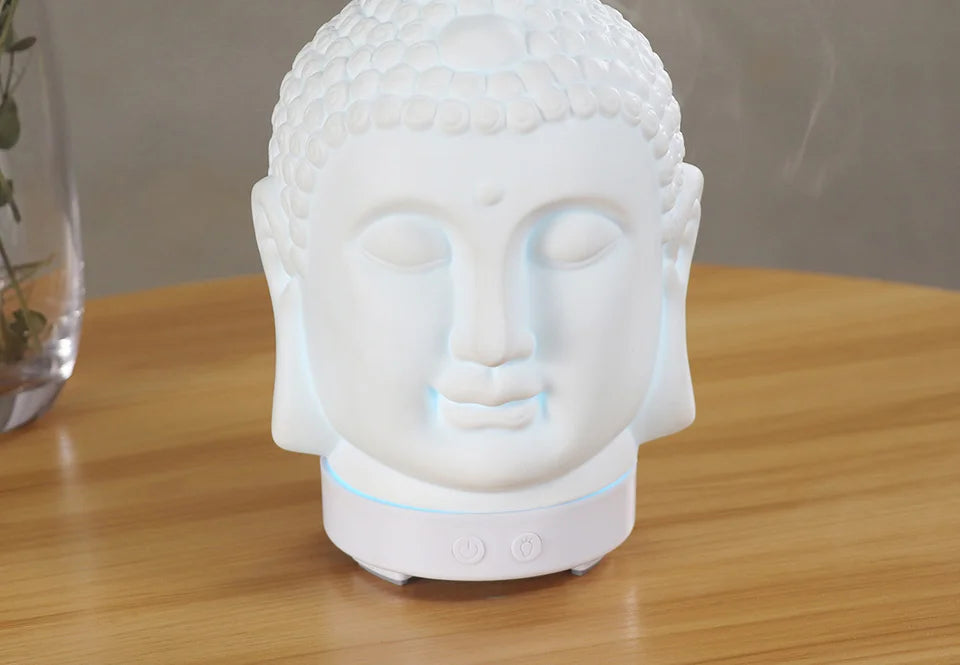 Difusor Umidificador Buda Premium com Wi-Fi e 7 Cores LED