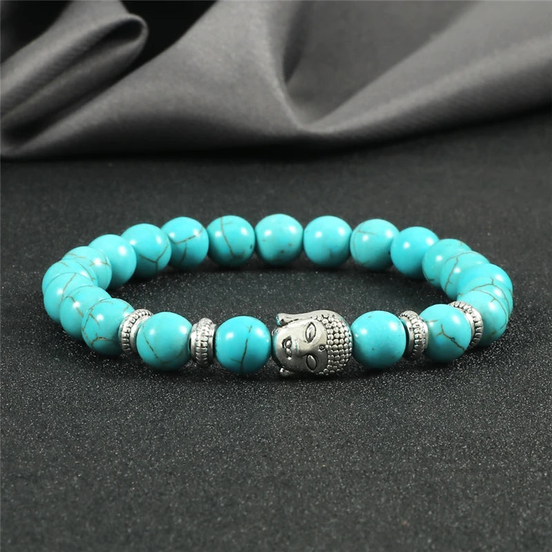 Pulseira Reiki Premium de Buda com Olho de Tigre Natural