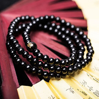 6mm Natural Sandalwood Buddhist Buddha Meditation 108 beads Wood Prayer Bead Mala Bracelet Women Men jewelry