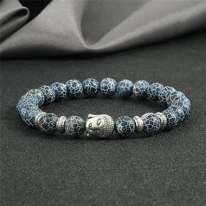 Pulseira Reiki Premium de Buda com Olho de Tigre Natural