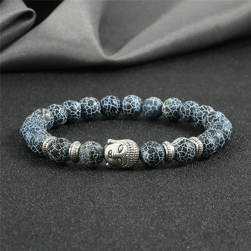 Pulseira Reiki Premium de Buda com Olho de Tigre Natural