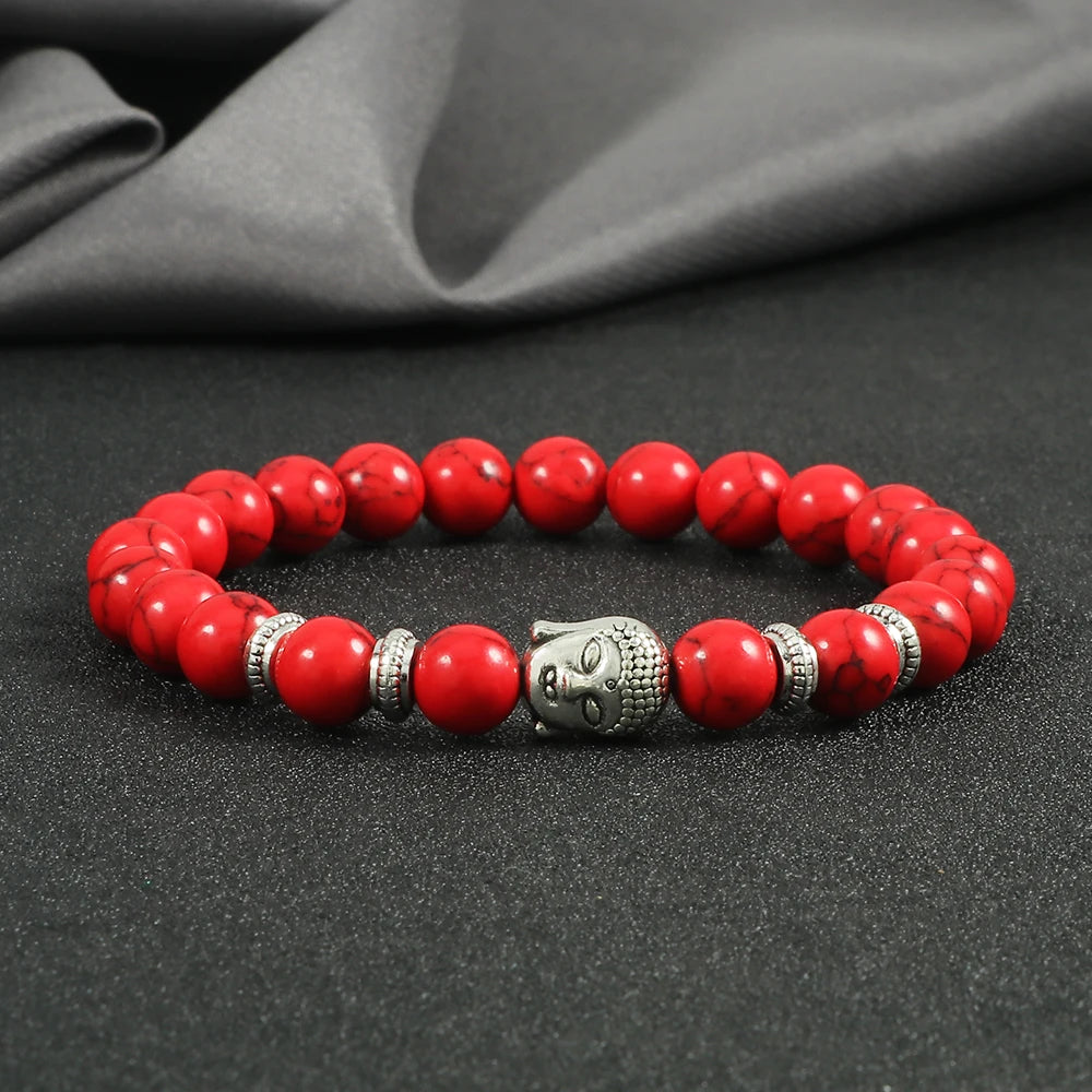 Pulseira Reiki Premium de Buda com Olho de Tigre Natural