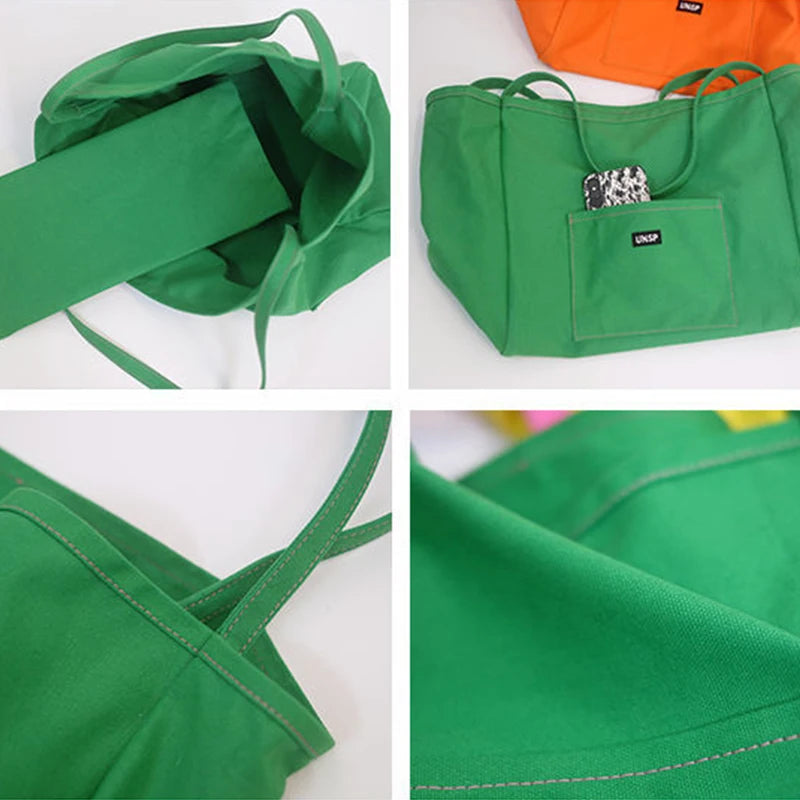 Bolsa de Lona Premium Reutilizável