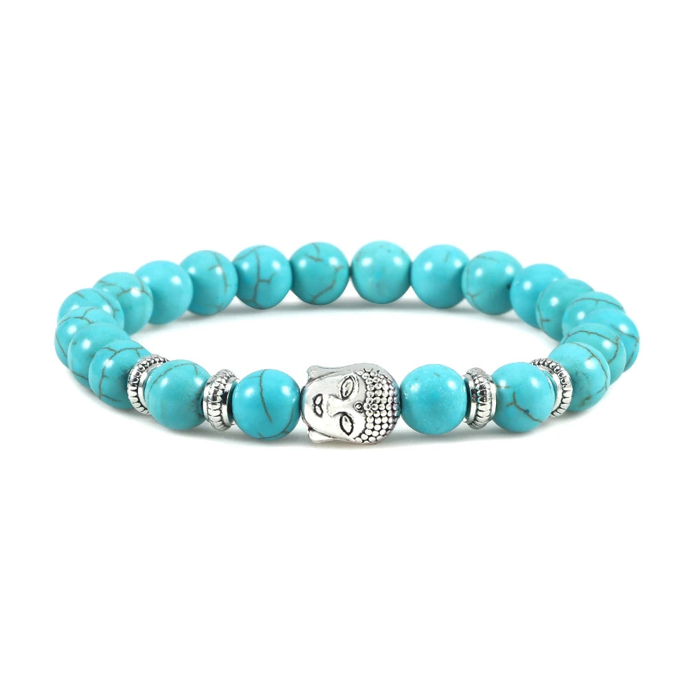 Pulseira Reiki Premium de Buda com Olho de Tigre Natural