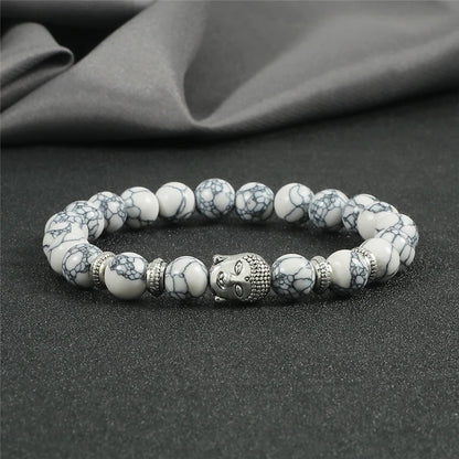 Pulseira Reiki Premium de Buda com Olho de Tigre Natural