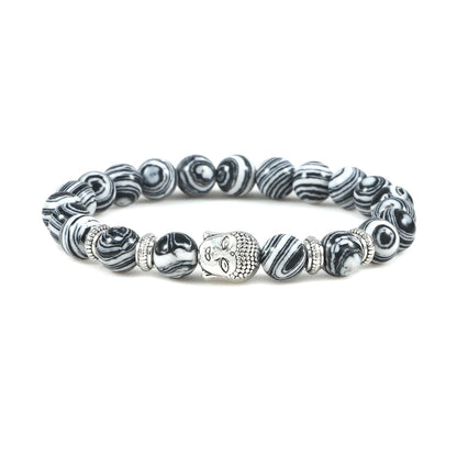 Pulseira Reiki Premium de Buda com Olho de Tigre Natural