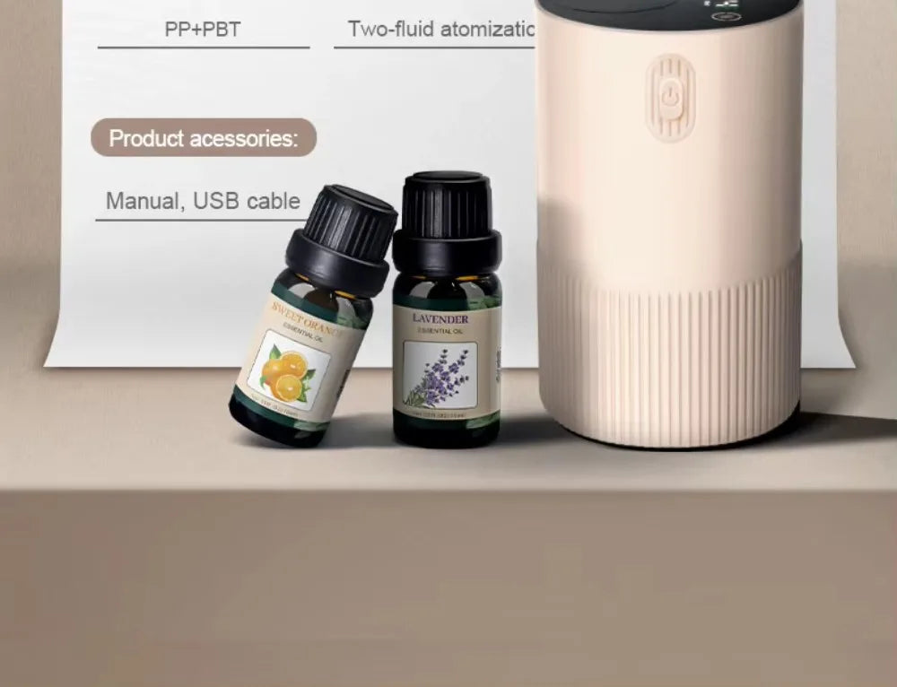 Difusor Portátil Premium de Óleos Essenciais Recarregável