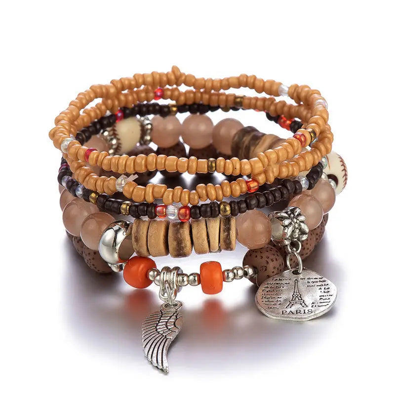Conjunto Premium de Pulseiras Boho Árvore da Vida