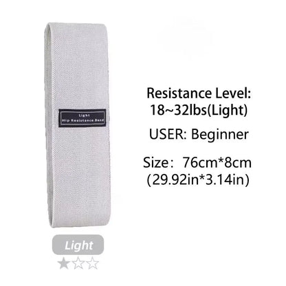 Kit Premium de Faixas de Resistência em Tecido para Glúteos e Coxas