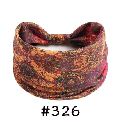 Faixa de Cabelo Turbante Boho Premium