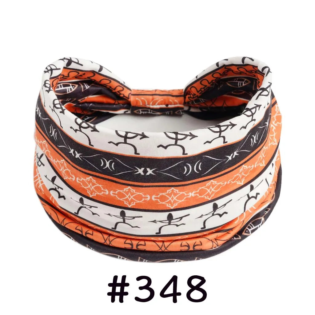 Faixa de Cabelo Turbante Boho Premium
