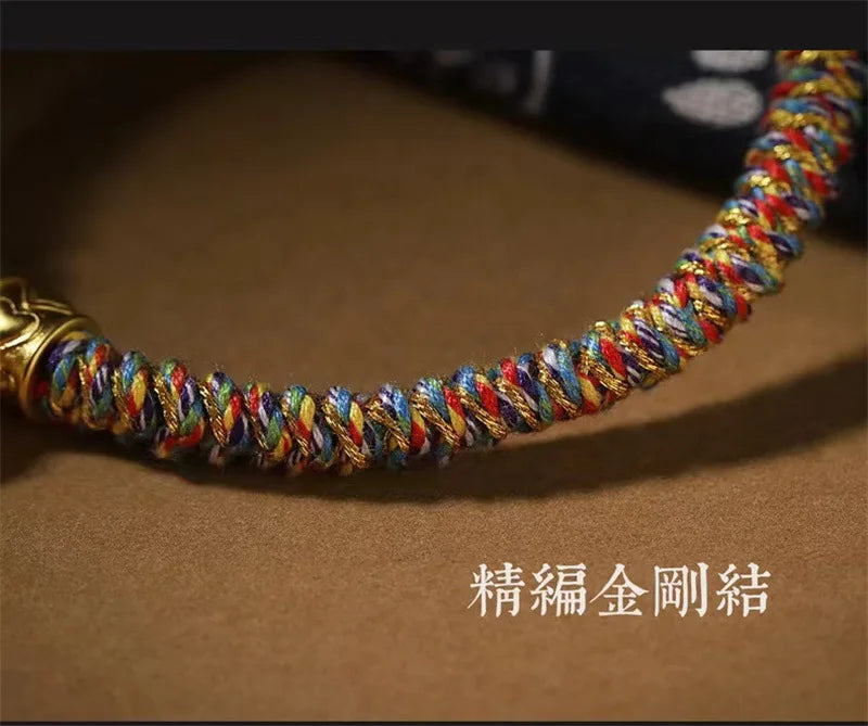 Pulseira Tibetana Artesanal Premium Om Mani Padme Hum