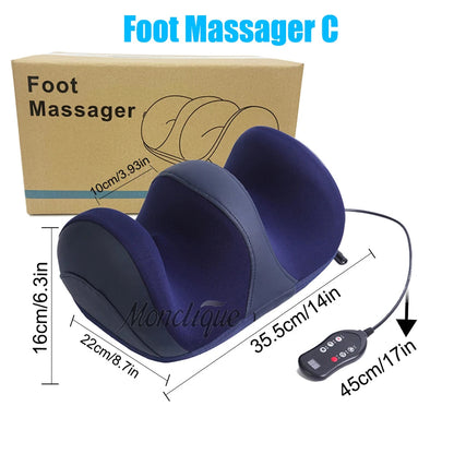 Massageador Elétrico Premium para Pés e Panturrilhas