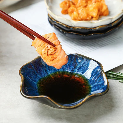 Prato Cerâmico Japonês Retrô Premium com Esmalte de Forno