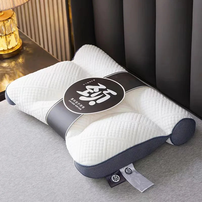 Travesseiro Ergonômico Premium de Penas de Ganso