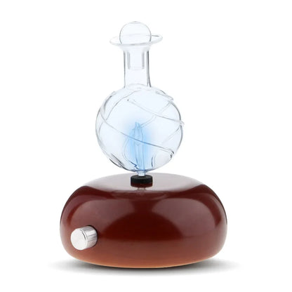 Difusor Nebulizador Luxuoso de Óleos Essenciais em Madeira e Vidro