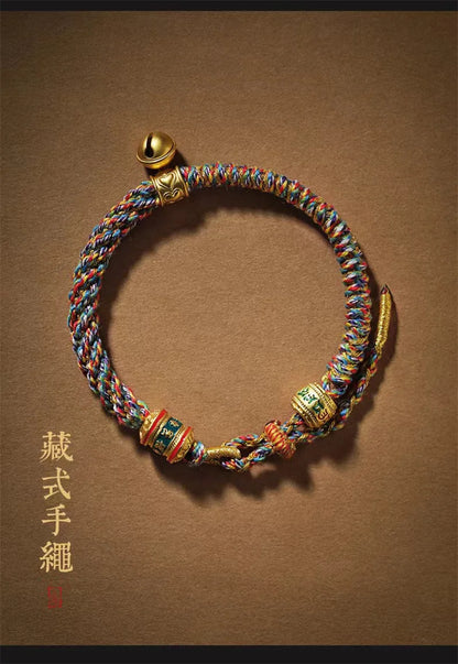 Pulseira Tibetana Artesanal Premium Om Mani Padme Hum
