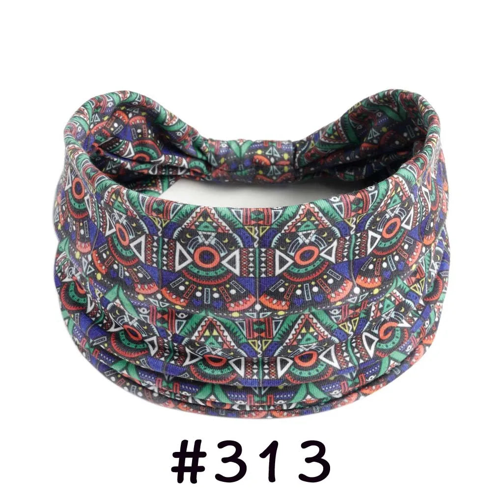 Faixa de Cabelo Turbante Boho Premium
