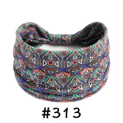Faixa de Cabelo Turbante Boho Premium