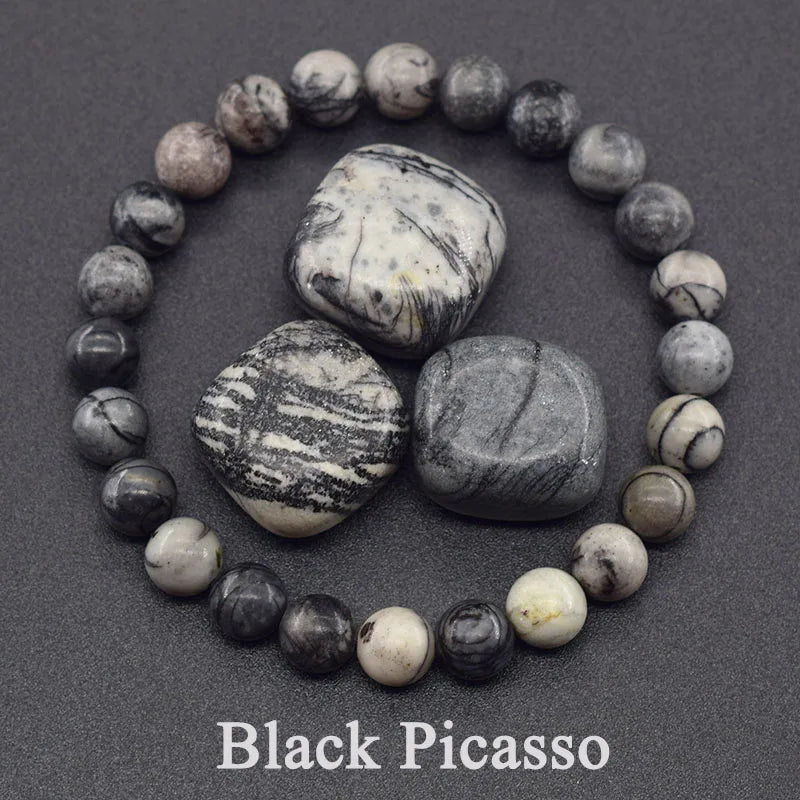 Pulseira Reiki Premium de Pedras Naturais