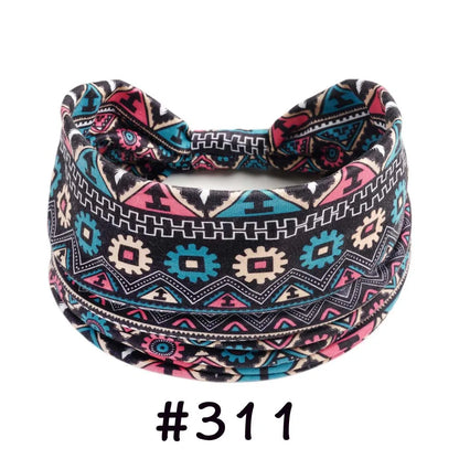 Faixa de Cabelo Turbante Boho Premium