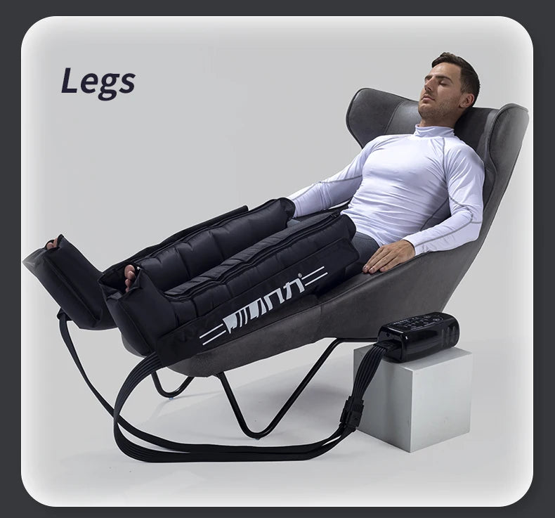 Botas de Pressoterapia Premium JILI com 6 Câmaras