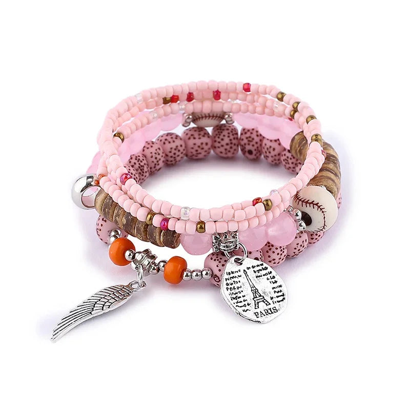 Kit de Pulseiras Boho Premium Árvore da Vida
