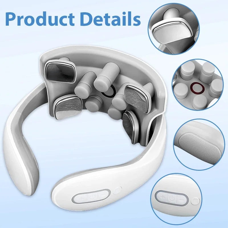 Massageador Cervical Elétrico Premium Inteligente