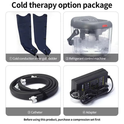 Botas de Pressoterapia Premium JILI com 6 Câmaras