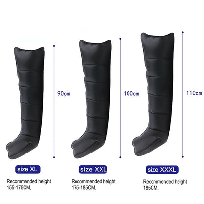 Botas de Pressoterapia Premium JILI com 6 Câmaras