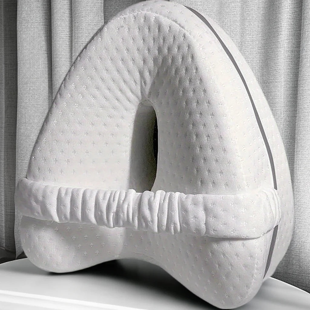 Travesseiro Ortopédico de Memory Foam para Pernas e Joelhos