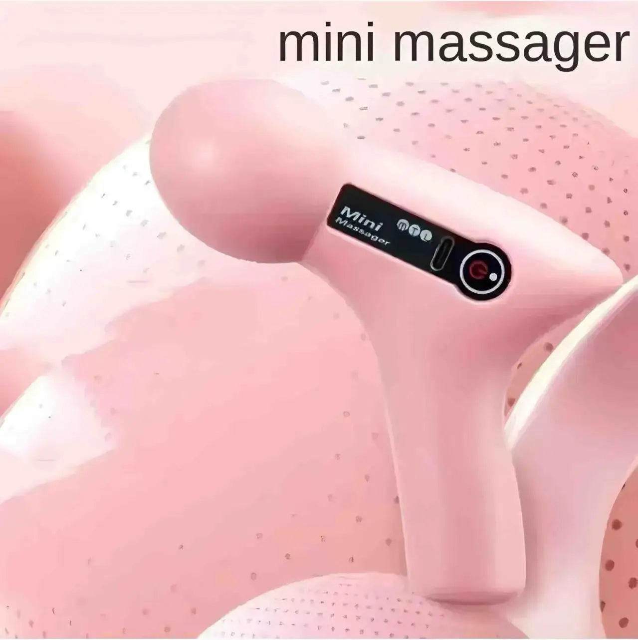 Mini Pistola de Massagem Elétrica Premium com Tela LCD