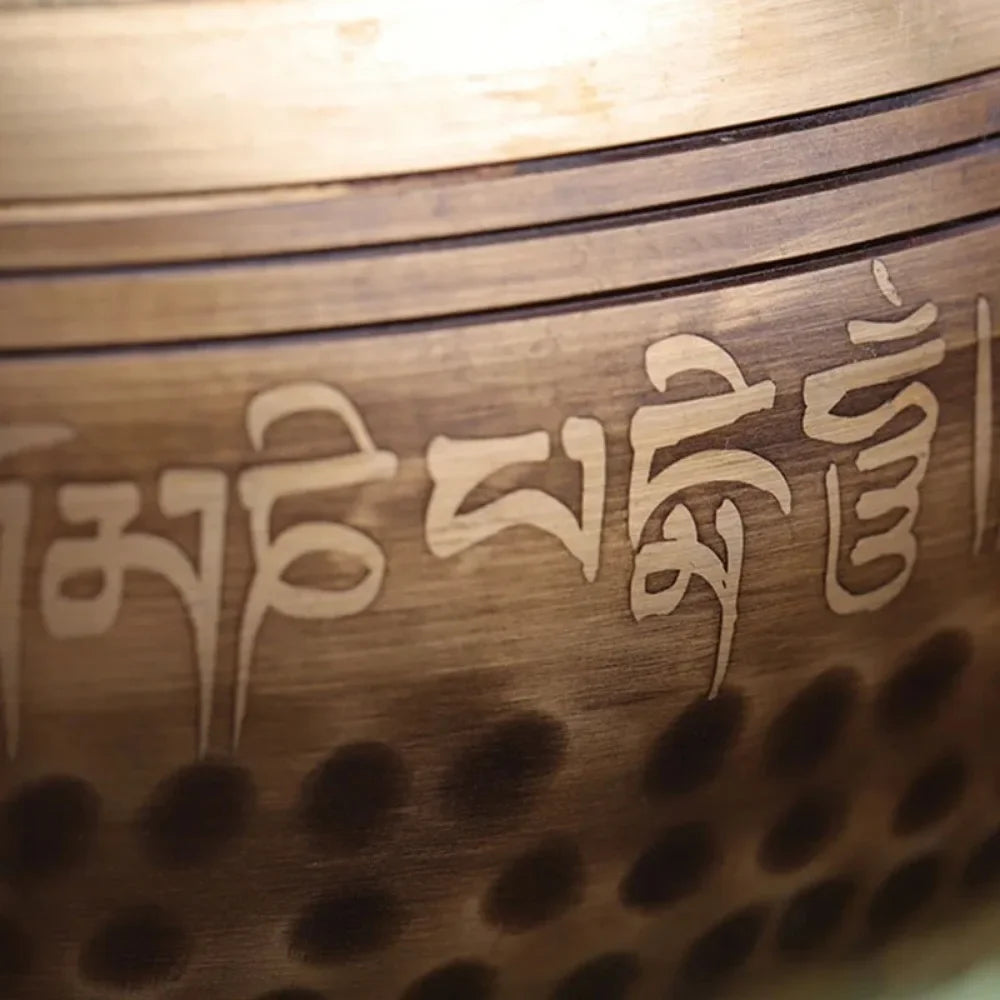 Tigela Tibetana Premium em Cobre Artesanal Nepalesa