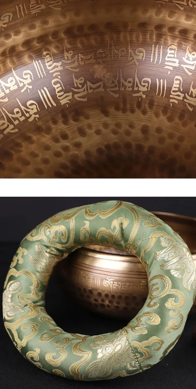 Tigela Tibetana Premium em Cobre Artesanal Nepalesa