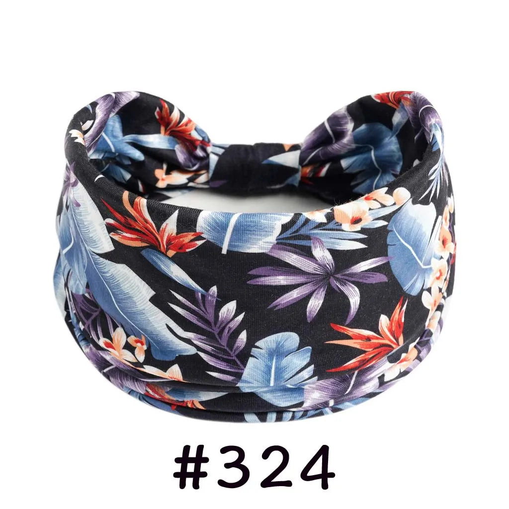 Faixa de Cabelo Turbante Boho Premium
