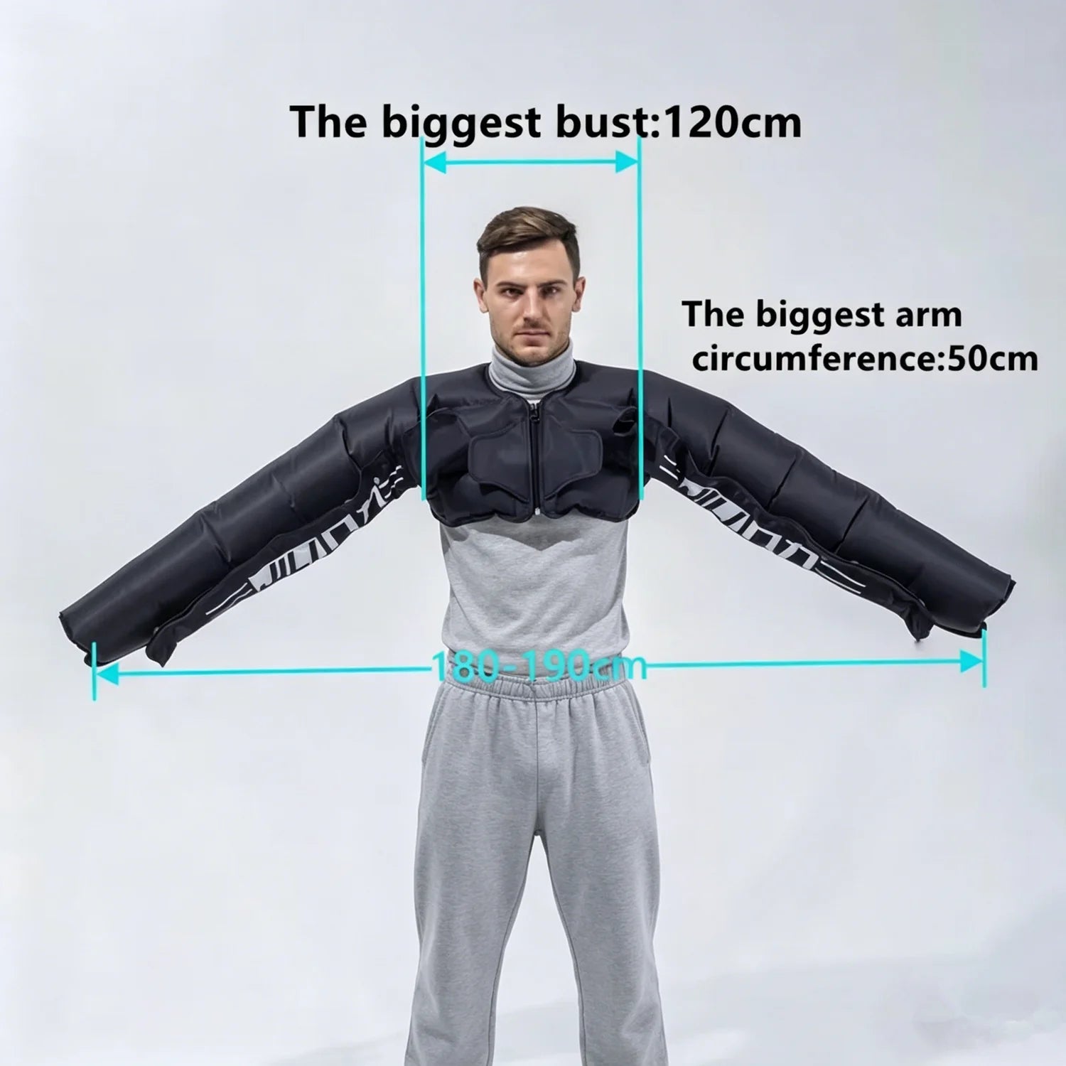 Botas de Pressoterapia Premium JILI com 6 Câmaras