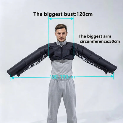 Botas de Pressoterapia Premium JILI com 6 Câmaras